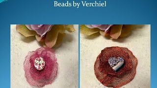 Wire Mesh Flower Brooch Tutorial [upl. by Adnawahs334]