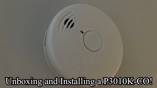 Unboxing and Installing a P3010KCO Smoke and Carbon alarm FIRST SMOKE ALARM VIDEO [upl. by Ashok]