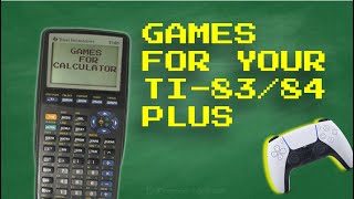 HOW TO GET GAMES ON TI8384 CALCULATOR 2023 [upl. by Glynias]