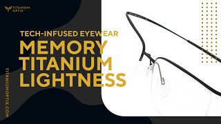 The Future of Eyewear with Memory Titanium Browline Glasses Frames [upl. by Oskar]