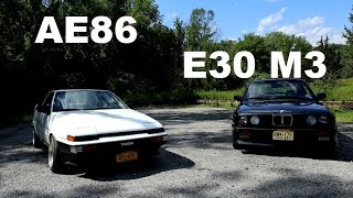 Retro Icons BMW E30 M3 meets Toyota AE86 [upl. by Orton]