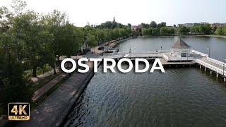 Ostróda  Perła Warmii i Mazur nad Jeziorem Drwęckim  Dji Avata  Lece w miasto 4k [upl. by God]