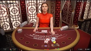 Live Dealer Casino Blackjack Big Bets VIP Tables [upl. by Etoile]