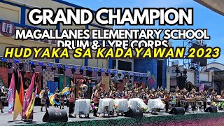 MAGALLANES ELEMENTARY SCHOOL DRUM amp LYRE CORPS GRAND CHAMPION HUDYAKA SA KADAYAWAN [upl. by Trebleda]