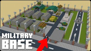 How to Build a Military Base in Minecraft  StepbyStep Guide [upl. by Ainna]