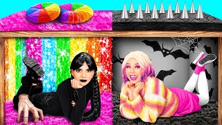 Wednesday Addams  Secret Rooms Under The Bed by BaRaDa Challenge [upl. by Neelac379]