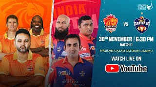 LIVE  Gujarat Giants VS India Capitals  LLCT20 Match 11  Legends League cricket 2023 [upl. by Falk461]