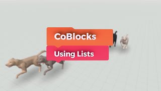 CoBlocks  Using lists [upl. by Notlaw]