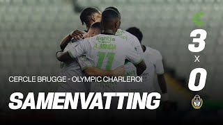 CERCLE BRUGGEOLYMPIC CHARLEROI  SEIZOEN 20242025  SamenvattingHighlights [upl. by Eittap425]