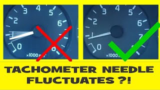 TACHOMETER JUMPS OR TACHOMETER NEEDLE FLUCTUATES HOW TO FIX  WATCH IN THIS VIDEO  DIY [upl. by Refinnaj686]