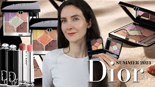 NEW DIOR SUMMER 2024 makeup collection  Coral Flame Pastel Glow amp more  REVIEW [upl. by Johppah]