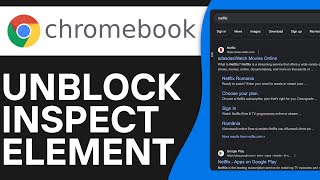 How to Unblock Inspect Element on Chromebook Step by Step [upl. by Noslien940]