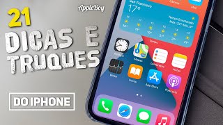 21 DICAS E TRUQUES DE USO DO iPHONE COM iOS 15 [upl. by Ahset]