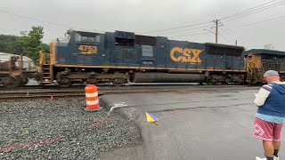 I017 From Worcester to Bedford Park Hammers Thru Voorheesville W240 Axles amp SD70AC Helper💜💜💜 [upl. by Alverson468]