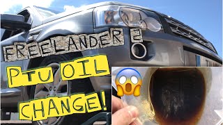 Freelander 2  LR2 PTU Oil Change [upl. by Bensky]