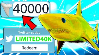 SharkBite AUGUST CODES UPDATE ALL NEW ROBLOX SharkBite CODES [upl. by Pulling]