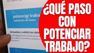 ¿Qué paso con Potenciar Trabajo ¿Cómo es la inscripción a Volver al Trabajo [upl. by Rochester]