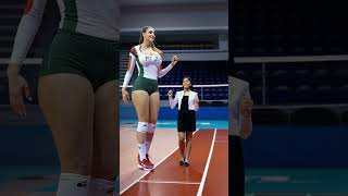 Very Tall Womens Volleyball Players Dance Skills Are Next Level  Tall Girl  背の高い女の子 [upl. by Kcirnek]