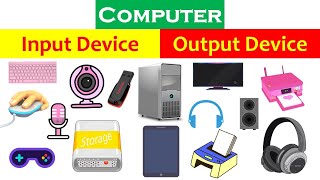 Computer Input and Output Device  Input and output device uses [upl. by Lawson457]