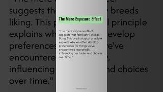 Philosophy Insights  The Mere Exposure Effect [upl. by Tobi526]