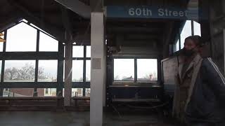 A TRIP TO 69TH STREET ON THE MARKET FRANKFORD LINE AKA THE EL SEPTA DECEMBER 2020 [upl. by Lenz]