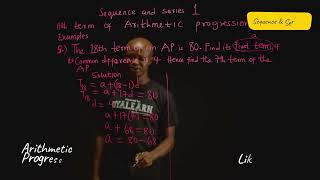 SS2  Sequence and series  Nth term of arithmetic progression  5 [upl. by Ytirahc310]