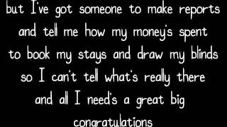 MGMT  Congratulations lyrics on screen [upl. by Dine]