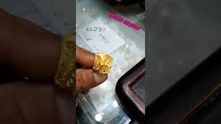 Latest gold finger ring design viralvideo youtubeshorts shorts viralreels goldjewellery india [upl. by Yffat]