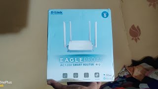 DLink R12 Router l DLink Eagle Pro AI Smart Router l Dlink R12 router l 1200 mbps Router [upl. by Conroy]