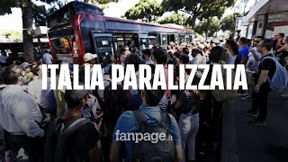 Sciopero dei trasporti stop a treni bus e metro in tutta Italia gli orari e le corse garantite [upl. by Cock]