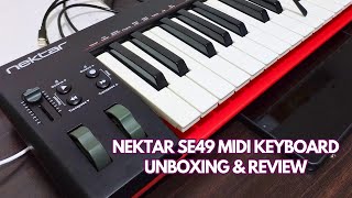 Nektar SE49 Midi Controller Keyboard Unboxing amp Review trending viralvideo review unboxing [upl. by Nordna]