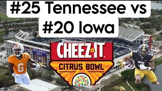 Tennessee vs Iowa  CheezIt Citrus Bowl  Preview and Prediction [upl. by Chien]