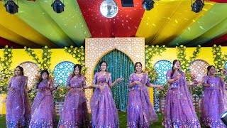 Haldi dance performance  wedding dance mehndi dance [upl. by Atinhoj]