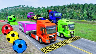 Car Tractor Truck Bus Train and Flight Transportation  789  BeamNG drive Live [upl. by Rickert18]