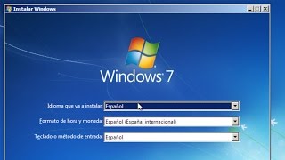 Instalacion Limpia de Windows 7  Desde Cero 2017 [upl. by Christmann838]