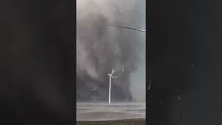 What Happens When a Tornado 🌪️ Meets a Wind Turbine [upl. by Naie]