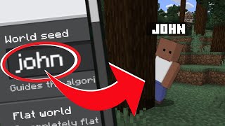 quotDONT PLAY ON THIS CURSED SEED quotjohnquot on Minecraft Bedrock EditionPE Xbox Switch Windows [upl. by Alguire]