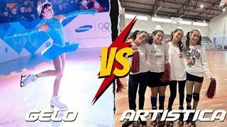 Patinagem no Gelo vs Patinagem Artística [upl. by Wearing568]