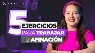 5 Ejercicios para mejorar la afinación de la voz  Canta bien y afinado  YEKA COACH [upl. by Drain330]