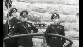 Benito Mussolini inaugura Carbonia il 18 Dicembre 1938 [upl. by Adnoek]