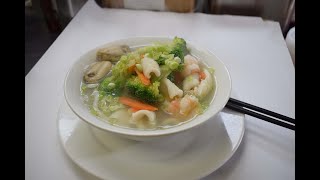 How to cook Seafood udon soup [upl. by Aretina]