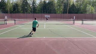 Schenck VS Mattanawcook Schenck High School Tennis Season 2024 [upl. by Ornas]