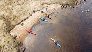 Kayaking Loch Laidon  Rannoch Moor  Scottish Highlands [upl. by Reffinnej351]