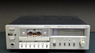 Sanyo RDXM1 microcassette deck Brand New [upl. by Azerila588]