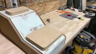 1964 Chevy Impala Custom Center Console Red Leather Aluminum inserts Must see Episode 18 [upl. by Stochmal]