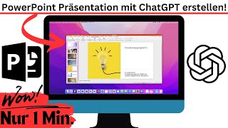 KI 🤖 PowerPoint Präsentation mit ChatGPT erstellen in 1 Minute [upl. by Hecklau]