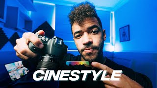 Como INSTALAR o CINESTYLE na CANON SL2 e CANON SL3 [upl. by Mages]