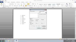 How to set Tabs in Word [upl. by Henigman]