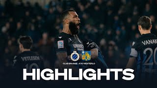 CLUB BRUGGE  KVC WESTERLO  HIGHLIGHTS  20232024 [upl. by Newcomer]