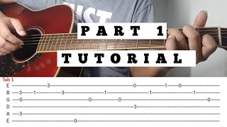 Part 1  Heaven Knows Fingerstyle Tutorial [upl. by Almeria594]